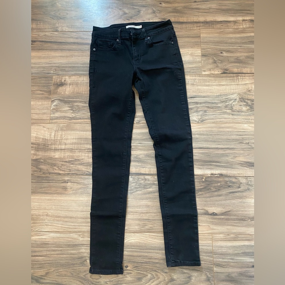 Levi’s 711 Skinny Black Jeans Size 25 – Stretch Mid Rise